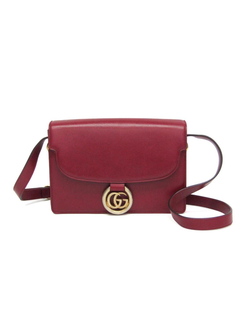 Gucci Gg Ring Shoulder Bag Leather #366939G69B